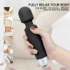 Cordless Handheld Powerful Vibrating Massager Wand Full Body Therapy Motor