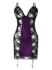 Women Dress Night Lace Pajamas Dress Sexy Sleepwear Backless Vintage Dress