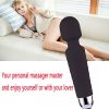 Cordless Handheld Powerful Vibrating Massager Wand Full Body Therapy Motor